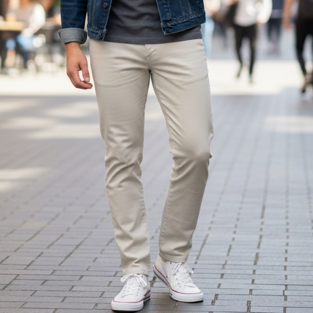 Johnnie-O Men's Beige Casual Pants 34/32